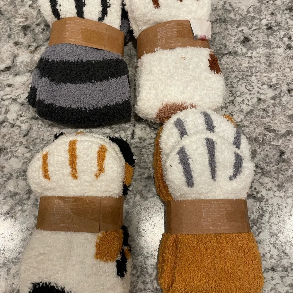 Women's Cat Spa Socks - 4 pairs Sewitt Baby